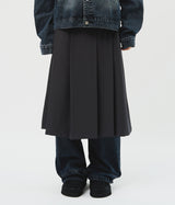 (W) Belted Pleats Skirt (2color)