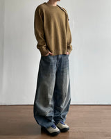 Mood Tin Blue Denim Pants