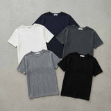 Minimalist Linear Ribbed Shirt