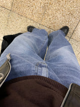 [1+1] ブカヨワイドデニムパンツ