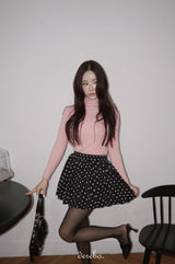 A-line pumpkin pocket mini skirt