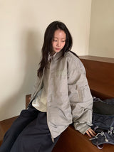 [unisex] ペンパブキルテッドオーバーファイトジャンパー