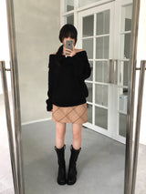 ベニーチェックローライズスカート (2 colors)