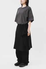 (W) Rag Pleats Skirt (2color)