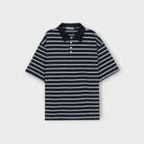 3 TAPライン レトロカラー 半袖Tシャツ (3color)