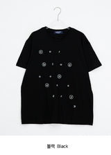 [unisex] ミュール ルーズフィット プリンティング ショート スリーブ ティー