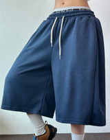 BACK POCKET SIDE PINTUCK BALLOON BERMUDA 💙🤎🖤🩶💜6COLOR