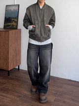 Faded Dye Crop Jacket (3color) (No.993)