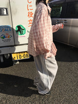 カーブド トラック パンツ