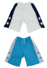 star mesh basketball pants