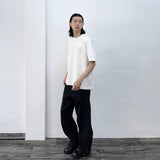 テクスチャードバギードロッぺードTシャツ