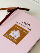 2026 My Favorite Things HOME SWEET HOME ハードカバーダイアリー