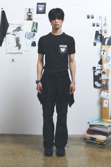 クロウキーズワッフルTシャツ (ブラック)