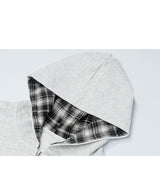 Check Star Patch Hoodie Zip-Up 233012419