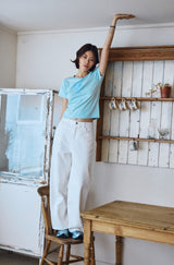 26SS★ Zesty Heart Crop Short Sleeve Tee