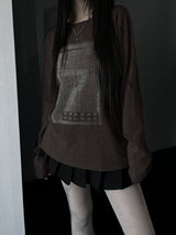 リブセブングラフィックニットTシャツ (3color)
