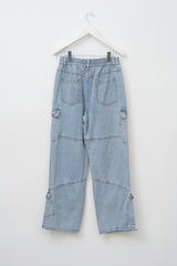 War Square Zip Denim (2color)