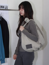 リバーシブルポケットバッグ (BEIGE & KHAKI)