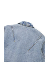 DESTROYED DART TRUCKER JACKET (BLUE)