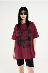 レッドラム グラフィック オーバーフィット Tシャツ / Red Rum Graphic Oversized Fit T-shirt