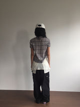 Peep Wide Cargo Pants (3color)