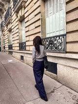 (UNISEX) Pin stripe formal wide slacks