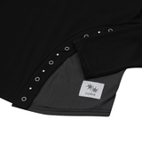 CONTOUR EYELET POINT SLIM FIT HOOD T