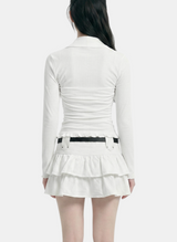 Lovely Button Tank Bolero Set