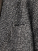 [F/W] ツイードカッティングウールコート(2color)