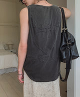 Flee Heart Pigment Sleeveless