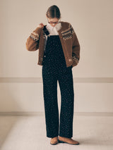 ROUND COWICHAN CARDIGAN BROWN