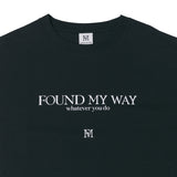 FMW レタリング ロゴ Tシャツ (W) - ブラック