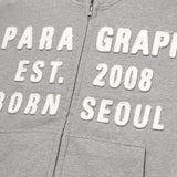 PARAGRAPH ソウルジップフーディー グレー