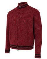 Mwoong Italy Wool Cashmere Knit Zip-up(RED)