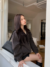 #TK Suede Zip-up Blouson (3color)