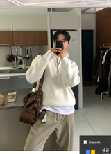 ヨギス ワイドフィット シングルタック コーデュロイパンツ