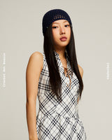 Crochet Net Beanie (navy)