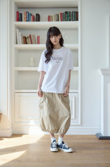 26SS★ Cat's Heart Chain Embroidery Short Sleeve Tee