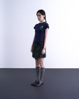 Heartlock Dot Crop T-shirt (Navy)