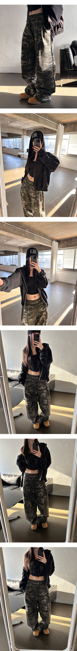 [Unisex] Crop 2way hood zip up(3color)