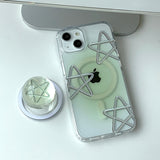 Green - スプリングスター Magsafe フォーンケース スマホグリップ セット