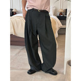 [F/W] Steady stripe two tuck wide pants(2color)