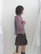 vintage knit lace skirt