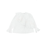 round frill blouse