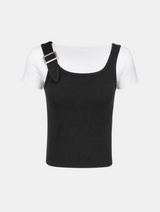 Nerin Buckle Layered Top