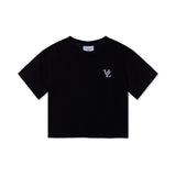 VZ 3D ロゴクロップTシャツ / ブラック