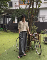 ニールボカシブークレカラーカーディガン