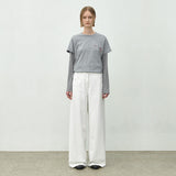 (PT-5626)DEMAGE WASHING DENIM PANTS