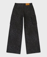 nomad leopard parachute cargo pants