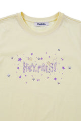 Hey Pals Milkyway T-shirt [Lemon yellow]